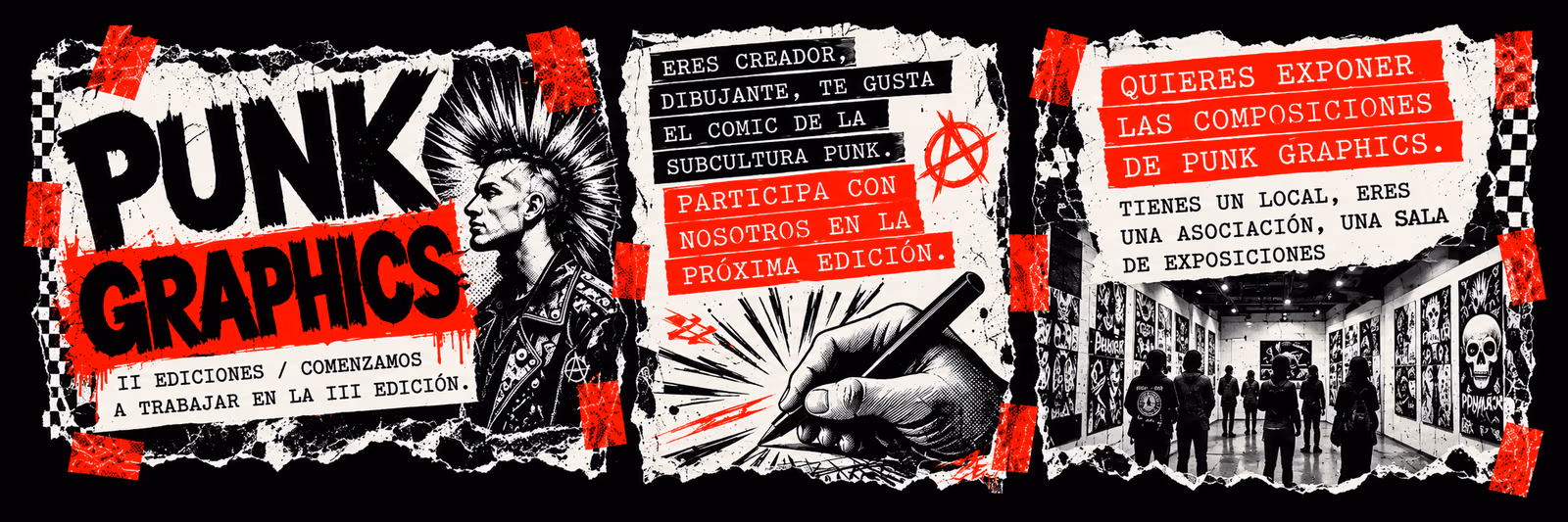 Punk Graphics: convocatoria para artistas y espacios expositivos.